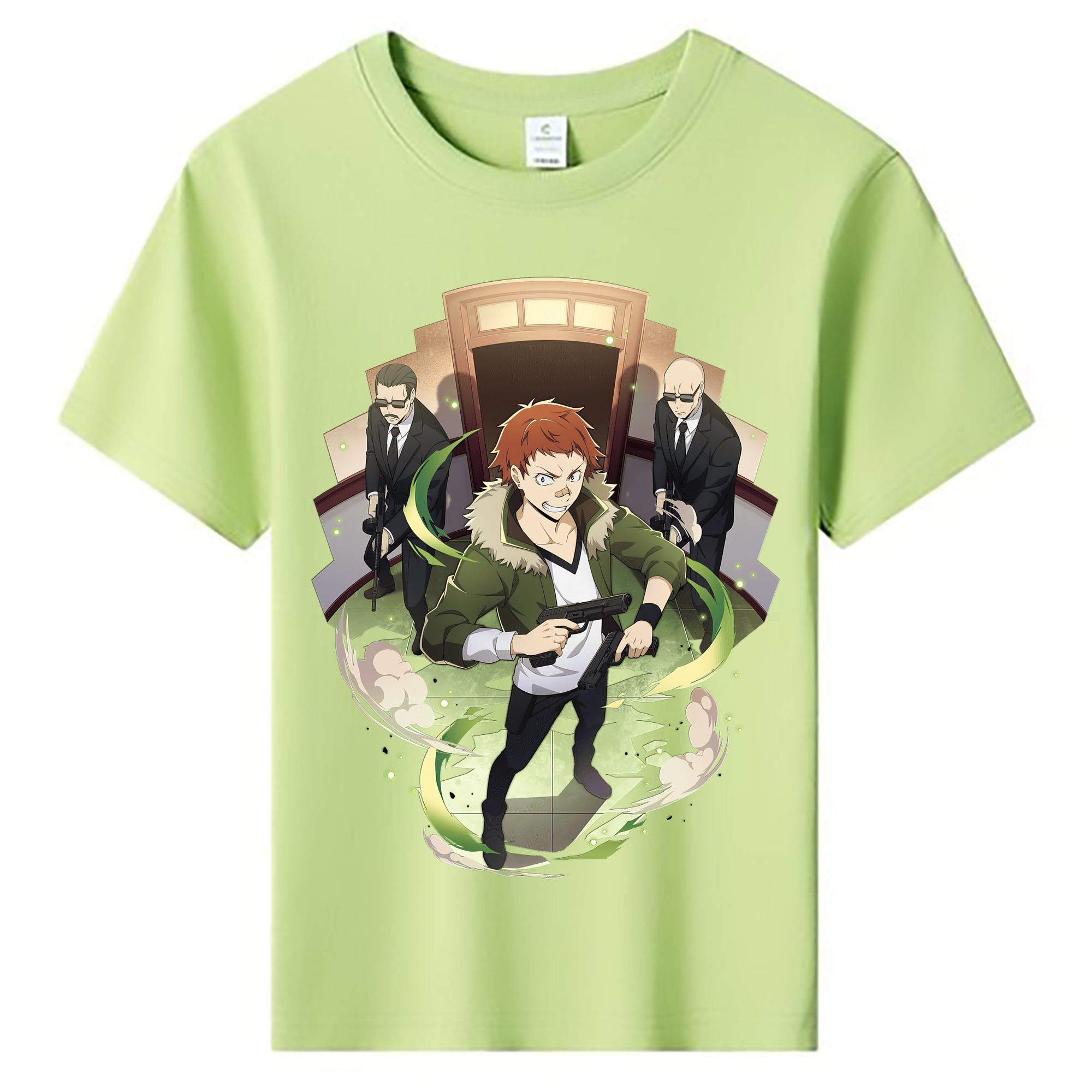 （画像用） 文豪ストレイドッグス Bungo Stray Dogs 綿100％キッズTシャツ（フロントプリント）